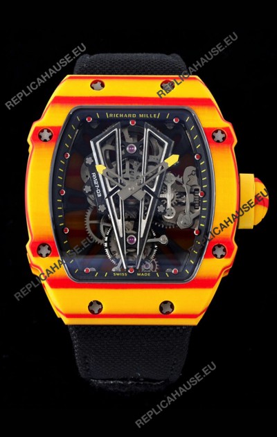 Richard Mille RM27-03 Rafael Nadal Genuine Tourbillon Movement 1:1 Mirror Replica Watch
