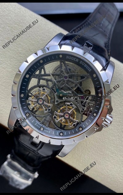 Roger Dubuis Excalibur Dual Tourbillon 1:1 Mirror Swiss Steel Case