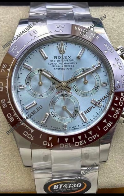 Rolex Cosmograph Daytona M116506-0002 ICE BLUE Dial Original Cal.4130 Movement - Ultimate 904L Steel Watch