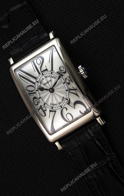 Franck Muller Long Island Ladies Replica Watch in Swiss Quartz Movement Black Strap 