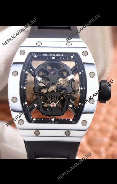 Richard Mille RM052-1 Tourbillon in White Ceramic Casing - 1:1 Mirror Quality 