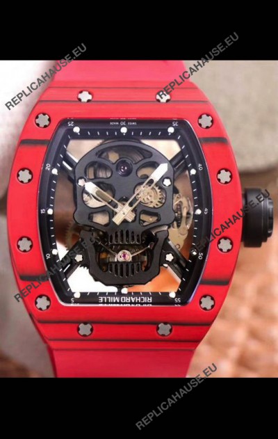 Richard Mille RM052-1 Tourbillon in RED Ceramic Casing - 1:1 Mirror Quality 