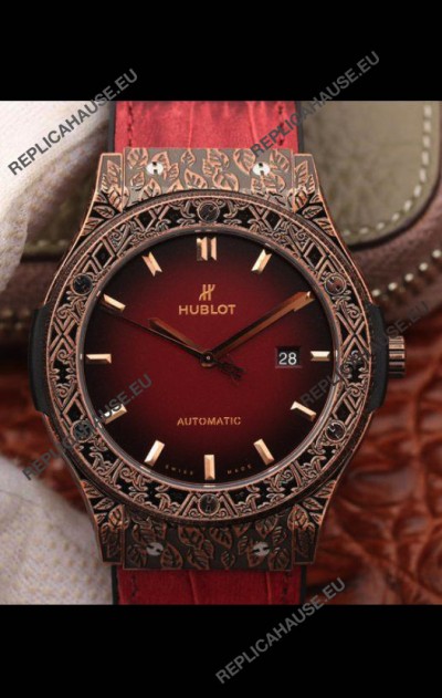 Hublot Classic Fusion Fuente Limited Edition Bronze 45MM Swiss Replica Watch 