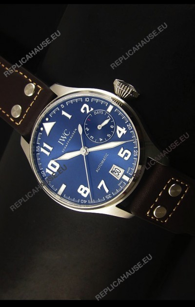IWC Big Pilot - Functional Power Reserve Blue Dial 1:1 Mirror Replica Watch