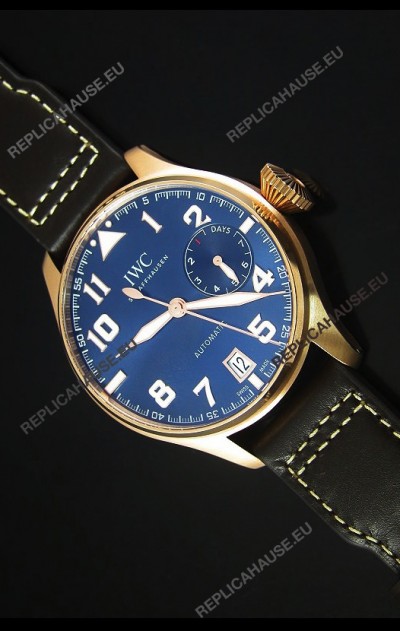 IWC Big Pilot Rose Gold - Functional Power Reserve 1:1 Mirror Replica Watch
