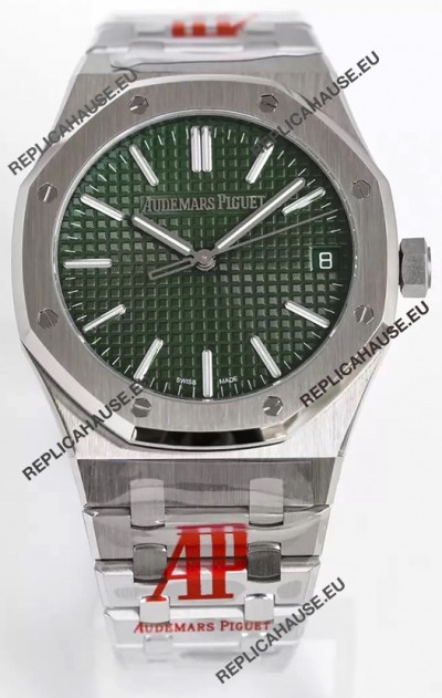 Audemars Piguet Royal Oak 15510 41MM Green Dial 904L Steel CALIBRE 4302 Movement 1:1 Mirror Replica