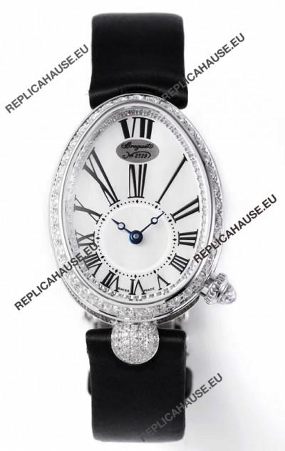 Breguet Reine De Naples Ladies Stainless Steel Swiss 1:1 Edition Replica Watch 