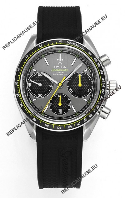 Omega Speedmaster Racing 904L Steel Chronograph 1:1 Mirror Replica in Grey Dial