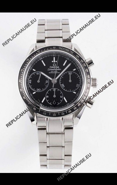 Omega Speedmaster Racing 904L Steel Chronograph 1:1 Mirror Replica in Black Dial