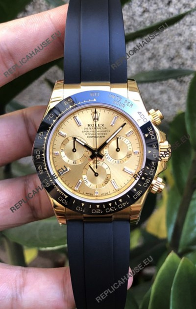 Rolex Cosmograph Daytona 116508 Yellow Gold Original Cal.4130 Movement - Ultimate 904L Steel Watch