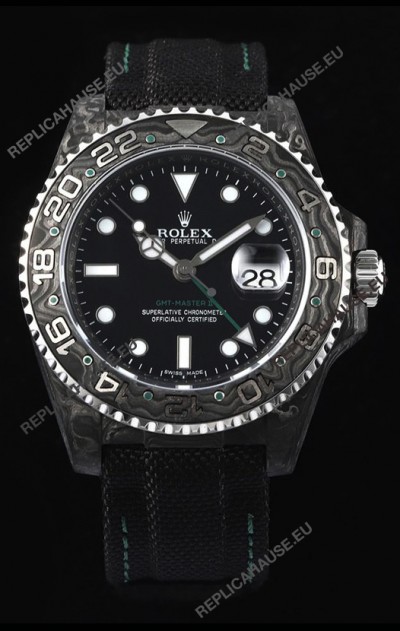 Rolex GMT Masters II DiW Edition Swiss Replica ETA 3285 Movement - Black Dial 