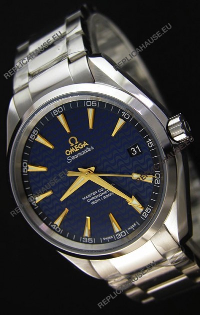 Omega Seamaster Aqua Terra Co-Axial Blue Limited Edition Swiss 1:1 Mirror Replica