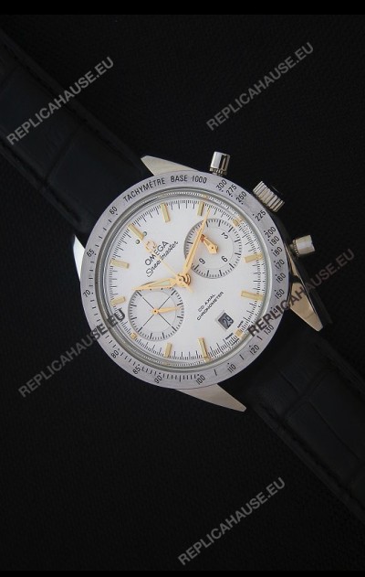 Omega Speedmaster 57 Co-Axial Chronograph Watch in Leather Strap