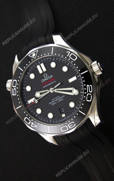 Omega Seamaster 300M Co-Axial Master Chronometer BLACK Swiss 1:1 Mirror Replica Watch 