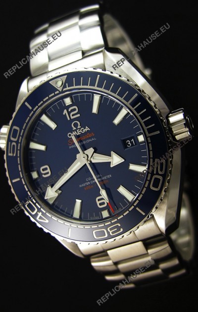 Omega Seamaster Planet Ocean 600M Blue Dial 43.5MM Updated Swiss 1:1 Edition Watch 