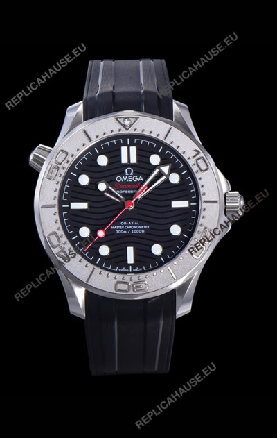 Omega Seamaster Diver 300M Nekton Edition 1:1 Mirror Replica Watch in Black Dial