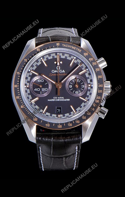 Omega Speedmaster Racing Co-Axial Master Chronograph Swiss Watch in Two Tone Bezel