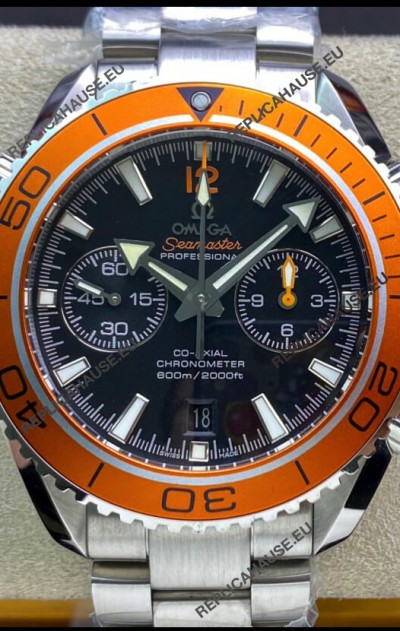 Omega Planet Ocean 600M Chronograph 904L Steel 1:1 Mirror Replica Watch