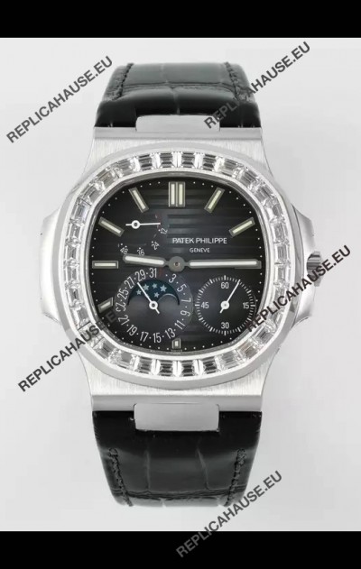 Patek Philippe Nautilus 5712/1A 1:1 Quality Swiss Replica Watch in Blue Dial