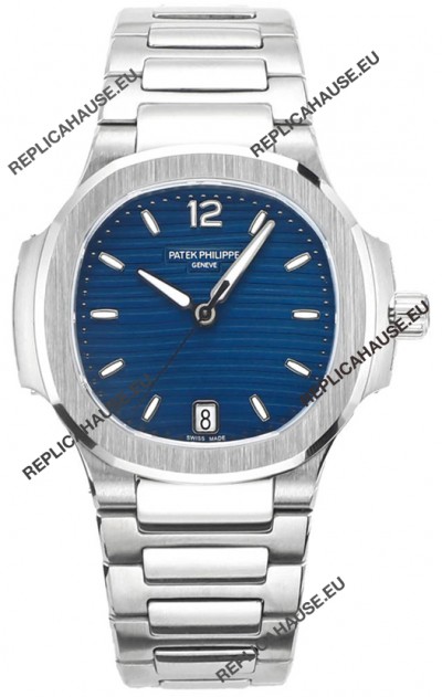 Patek Philippe Nautilus 7118 35MM 1:1 Stainless Steel Blue Dial 1:1 Superclone Watch 