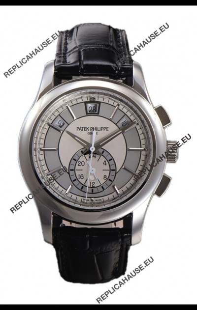 Patek Philippe 5205 Complications Moonphase White Dial 1:1 Mirror Swiss Replica Watch