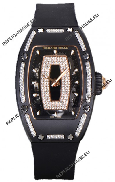 Richard Mille RM007 Black Ceramic Automatic Superclone Swiss Replica Watch