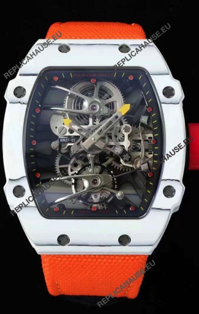 Richard Mille RM027-02 Rafael Nadal Genuine Tourbillon Movement 1:1 Mirror Replica Watch