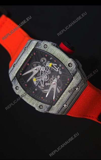 Richard Mille RM027 Tourbillon Rafael Nadal Edition Swiss Watch in Forged Carbon Case