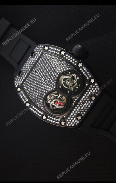 Richard Mille RM053 Tourbillon Pablo Mac Donough Swiss Replica Watch in PVD Case