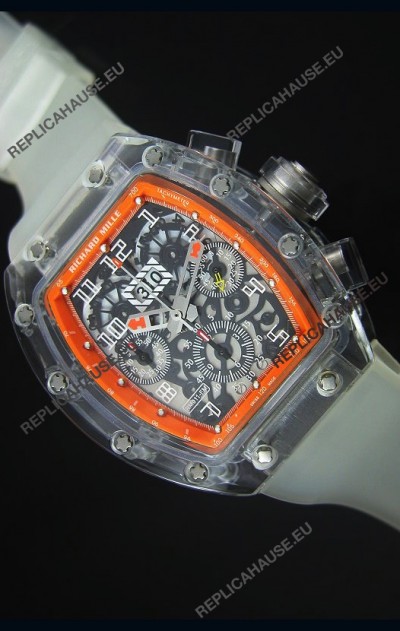 Richard Mille RM056-1 Tourbillon Felipe Massa Chronograh Orange Bezel Watch