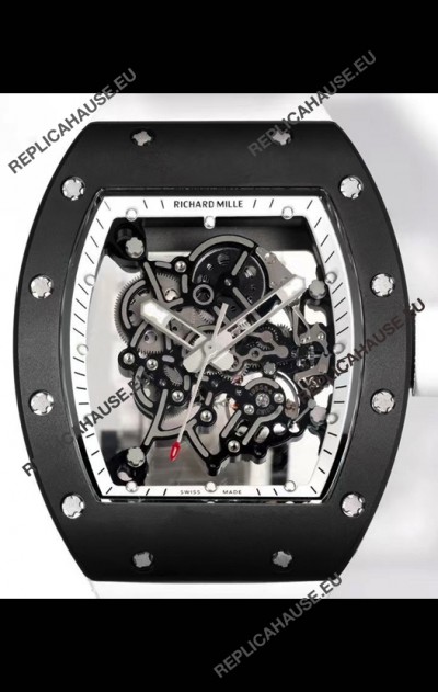 Richard Mille Super Clone RM055 Ceramic Casing with Genuine Tourbillon Watch 