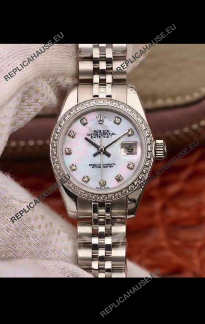 Rolex Datejust Ladies 28MM Cal.3135 Movement Swiss Replica in 904L Steel Casing