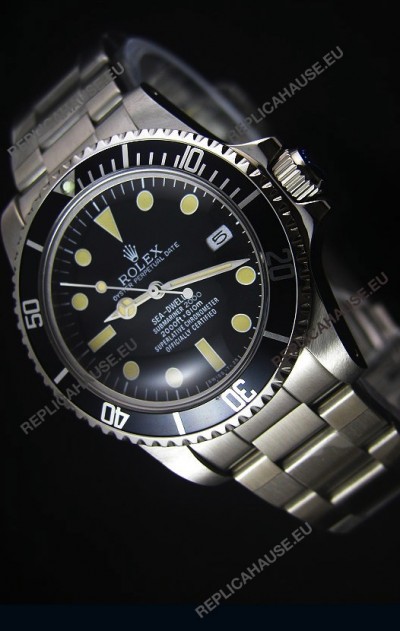 STEELMOVEMENT - Rolex Sea Dweller Submariner 2000 Vintage Styled Japanese Movement Watch