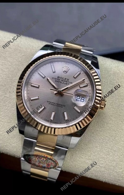 Rolex Datejust 126331 41MM ETA 3235 Swiss 1:1 Mirror Replica Watch in Rose Gold 904L Steel