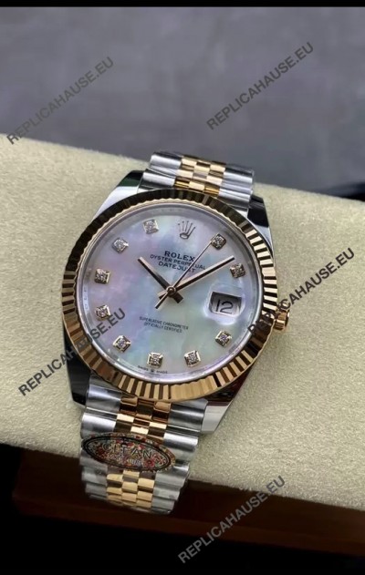 Rolex Datejust 126331 41MM ETA 3235 Swiss 1:1 Mirror Replica Watch in Rose Gold 904L Steel