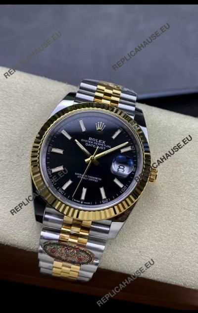 Rolex Datejust 126331 41MM ETA 3235 Swiss 1:1 Mirror Replica Watch in Yellow Gold 904L Steel 