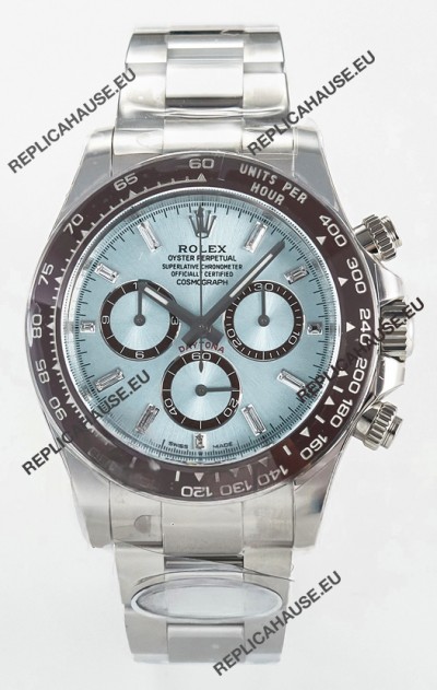 Rolex Daytona Super Clone M126506 ICE Blue Crystal Numerals Dial Original Cal.4131 Movement