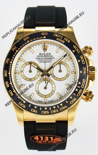 Rolex Cosmograph Daytona M126518 Yellow Gold White Dial Original Cal.4131 Movement