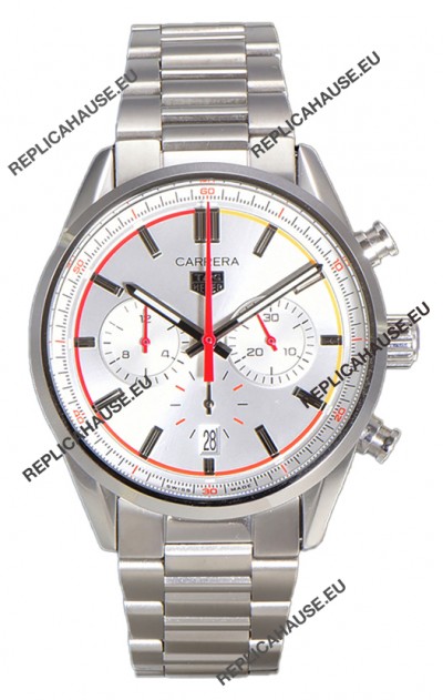 Tag Heuer Carrera Chronosprint X Swiss Quartz Replica Watch Steel Dial & Strap 