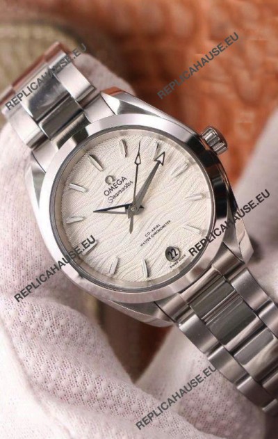 Omega Seamaster Aquaterra 150M 34MM Swiss Replica Watch in White Dial