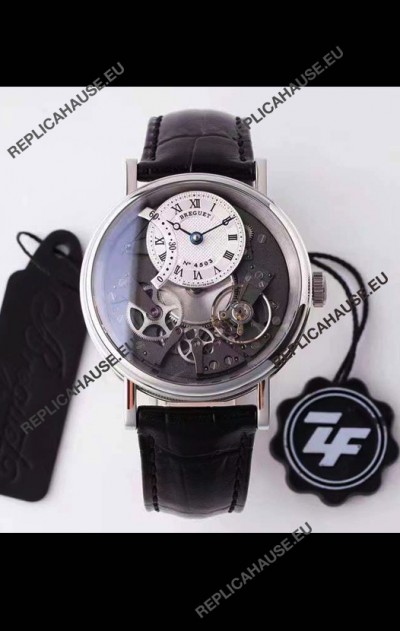 Breguet Tradition 7057BR/R9/9W6 Steel Casing Dual Tourbillon Swiss Replica Watch