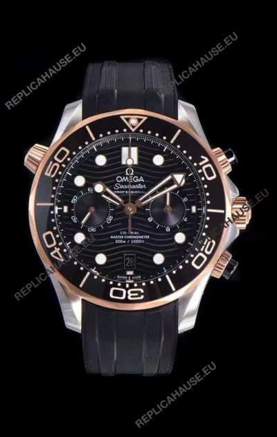 Omega Seamaster Co-Axial Master Chronometer Chronograph Rose Gold 44MM 1:1 Mirror Replica
