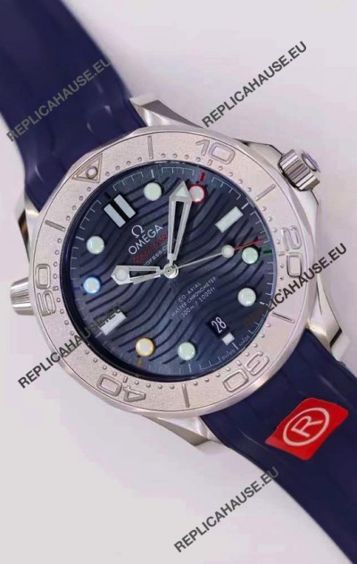 Omega Seamaster 300M Co-Axial Master Chronometer Beijing 2022 Edition 1:1 Mirror Replica