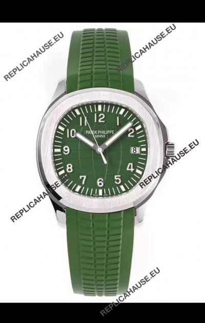 Patek Philippe Aquanaut 5168G-010 Swiss Replica Watch Green Dial - 1:1 Mirror Edition