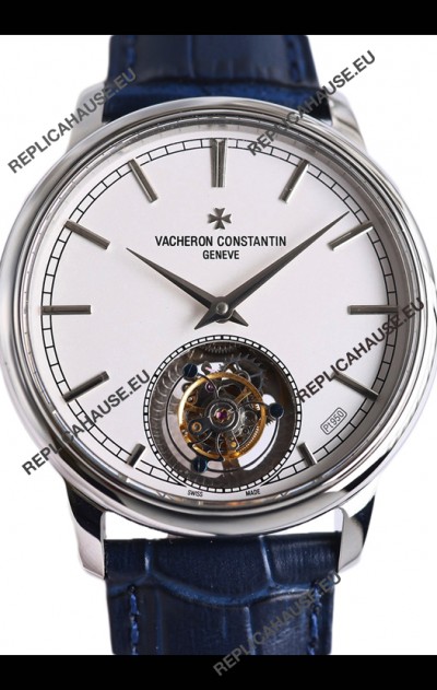 Vacheron Constantin Traditionelle Swiss Tourbillon Steel Casing 1:1 Mirror Replica Watch 
