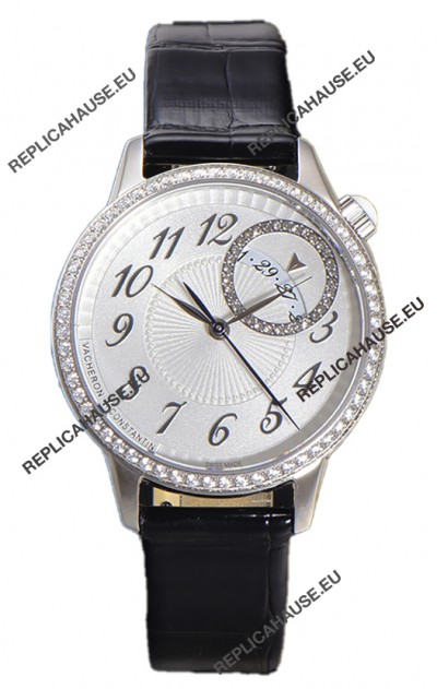 Vacheron Constantin Egerie Muse 904L Steel Casing in White Dial Swiss Replica Watch 