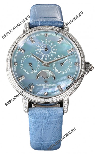 Vacheron Constantin Traditionelle Perpetual Calendar Ultra-Thin White Gold Plating