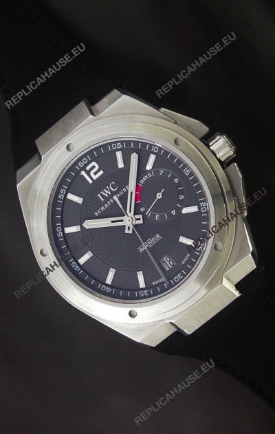 IWC Ingenieur Power Reserve Swiss Watch in Grey