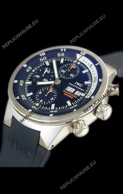 IWC Cousteau Divers Replica Watch in Dark Blue