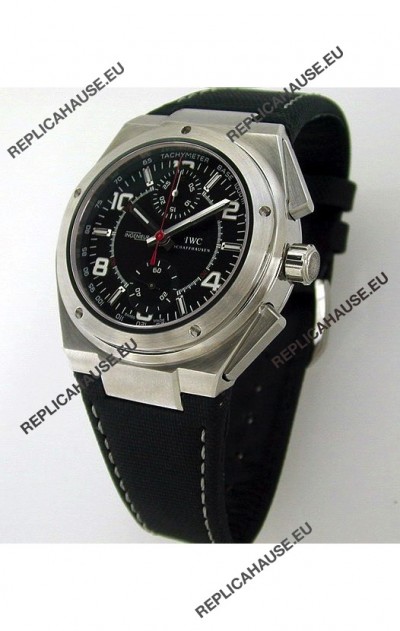 IWC Ingenieur Swiss Watch in Black Dial